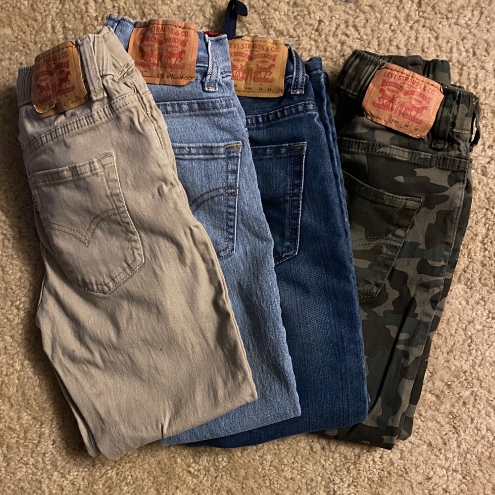 Levi's Jeans  - Khaki, Denim, and Camouflage
